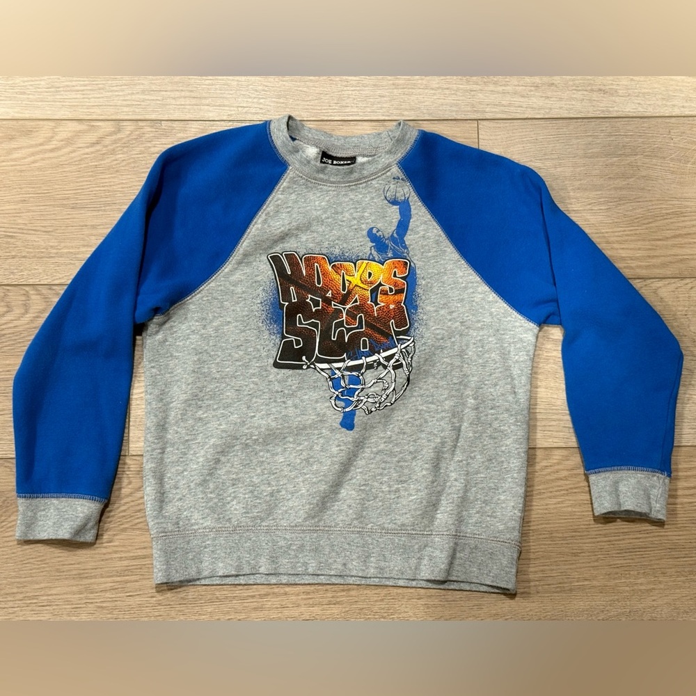 Joe Boxer “Hoops Star” Kids Sweatshirt, Size Medium(8)